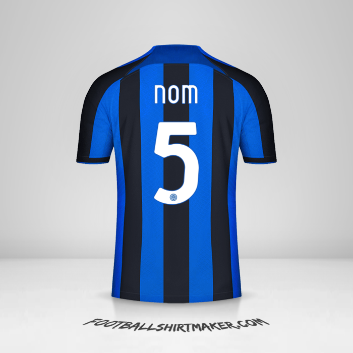 Maillot Inter Cup 2022/2023 -  nom - 5