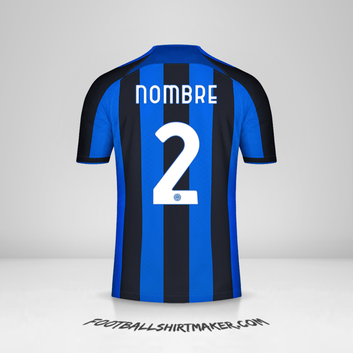 Jersey Inter Cup 2022/2023 -  nombre - 2