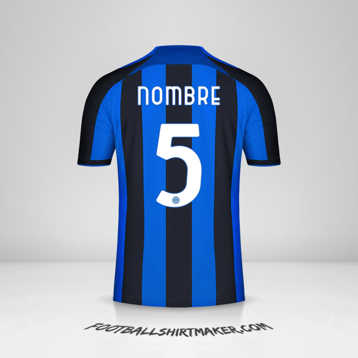 Jersey Inter Cup 2022/2023 -  nombre - 5
