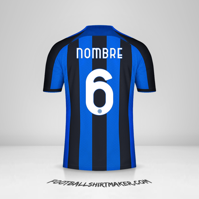 Jersey Inter Cup 2022/2023 -  nombre - 6