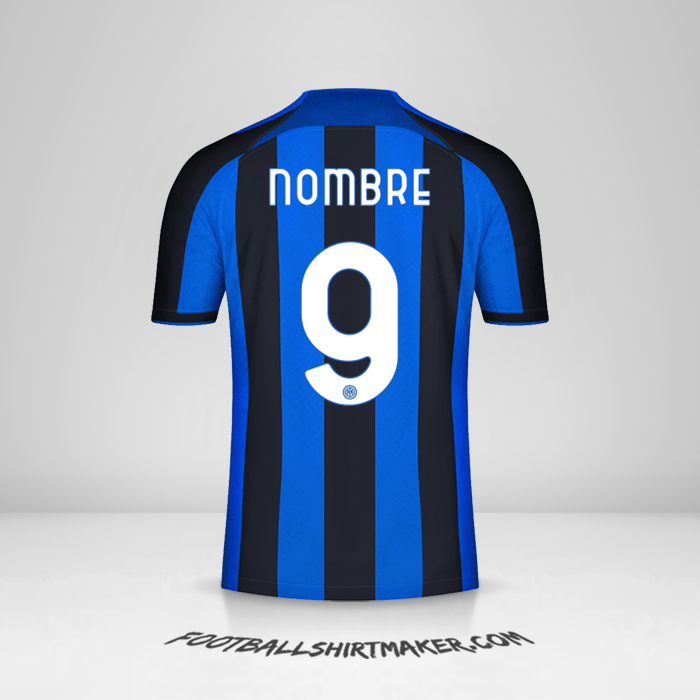 Camiseta Inter Cup 2022/2023 -  nombre - 9