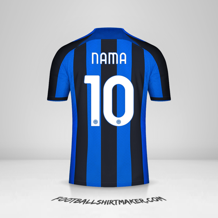 Jersey Inter Cup 2022/2023 -  nama - 10