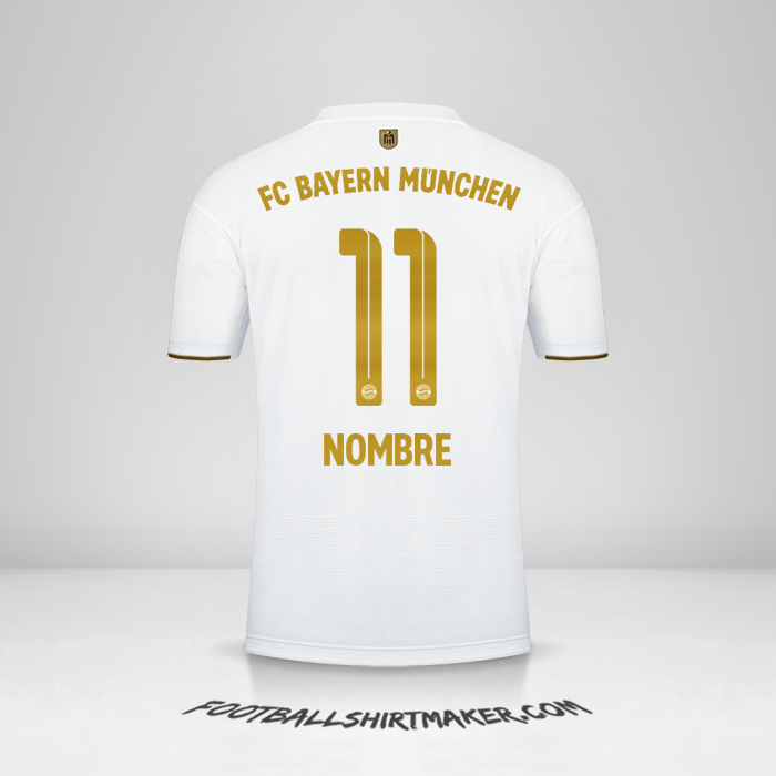 Camiseta FC Bayern Munchen 2022/2023 Visita -  nombre - 11