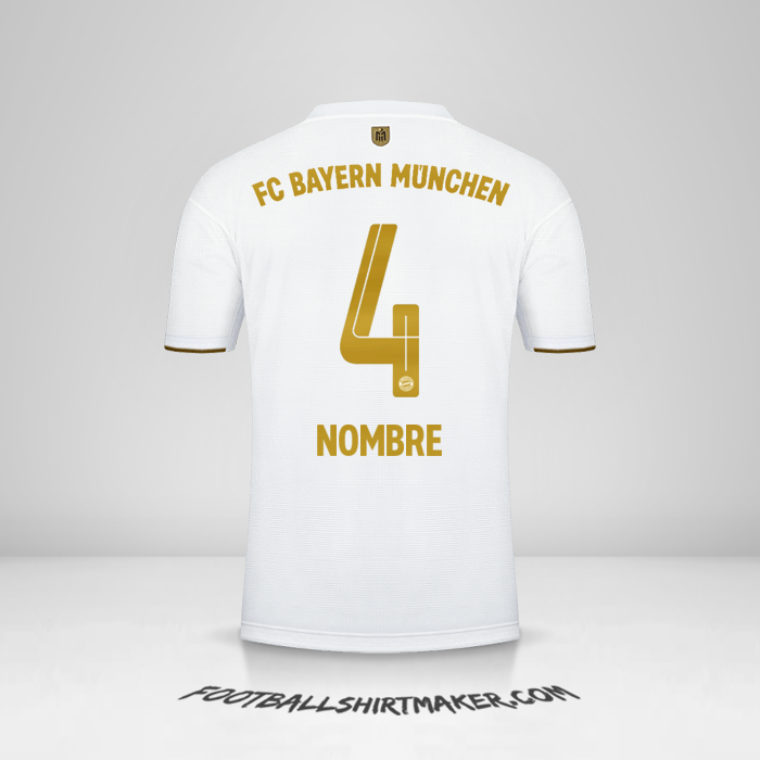 Camiseta FC Bayern Munchen 2022/2023 Visita -  nombre - 4