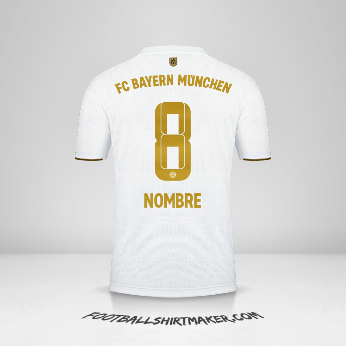Camiseta FC Bayern Munchen 2022/2023 Visita -  nombre - 8