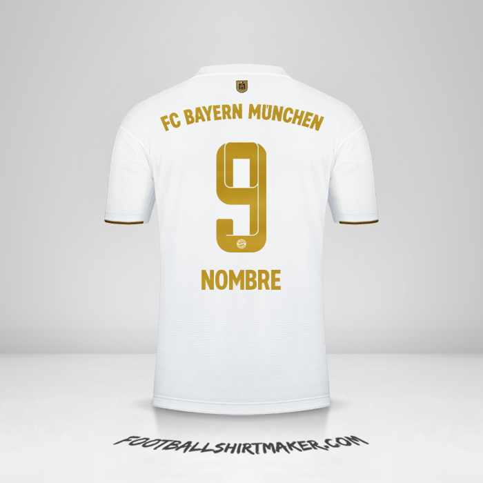 Camiseta FC Bayern Munchen 2022/2023 Visita -  nombre - 9