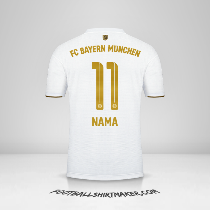 Jersey FC Bayern Munchen 2022/2023 Alternatif -  nama - 11