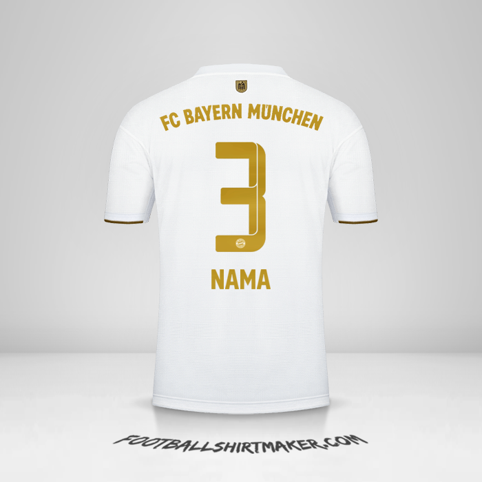 Jersey FC Bayern Munchen 2022/2023 Alternatif -  nama - 3