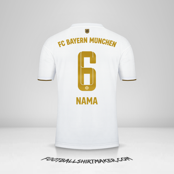 Jersey FC Bayern Munchen 2022/2023 Alternatif -  nama - 6
