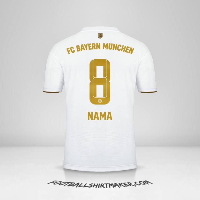 Jersey FC Bayern Munchen 2022/2023 Alternatif -  nama - 8