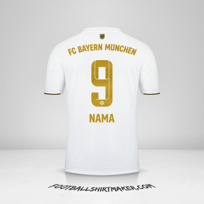Jersey FC Bayern Munchen 2022/2023 Alternatif -  nama - 9