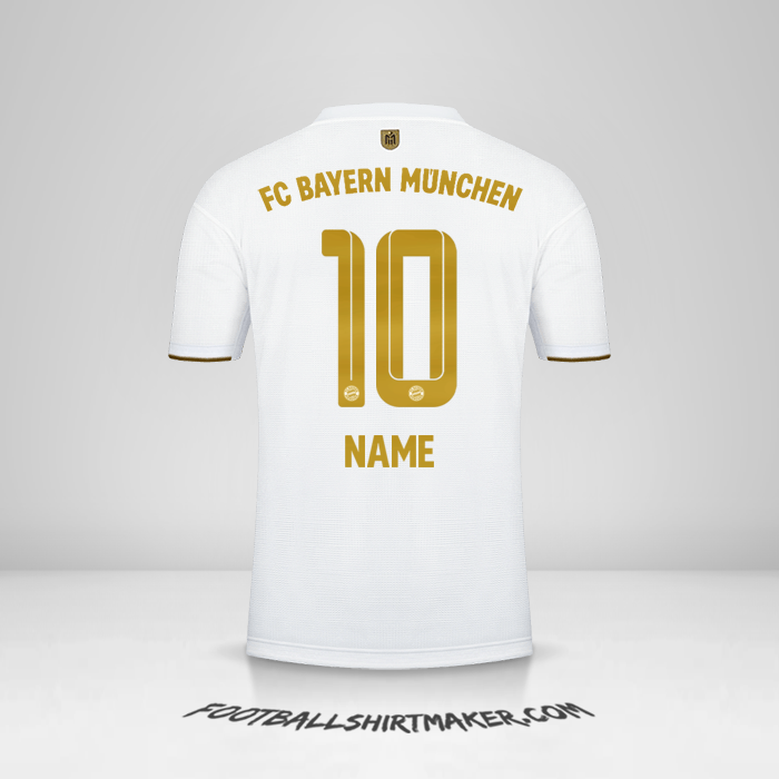 Trikot FC Bayern Munchen 2022/2023 Auswärts -  name - 10