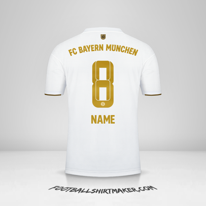 Jersey FC Bayern Munchen 2022/2023 Away -  name - 8