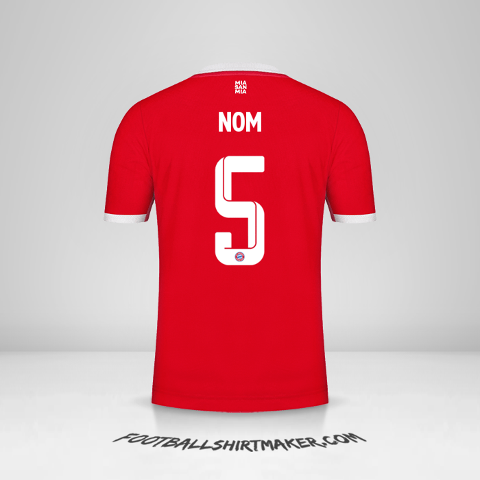 Maillot FC Bayern Munchen Cup 2022/2023 -  nom - 5