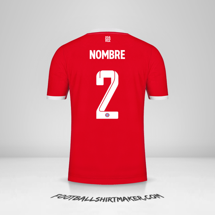 Camiseta FC Bayern Munchen Cup 2022/2023 -  nombre - 2