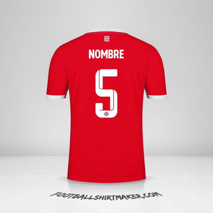 Camiseta FC Bayern Munchen Cup 2022/2023 -  nombre - 5