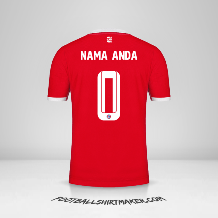 Jersey FC Bayern Munchen Cup 2022/2023 -  nama anda - 0