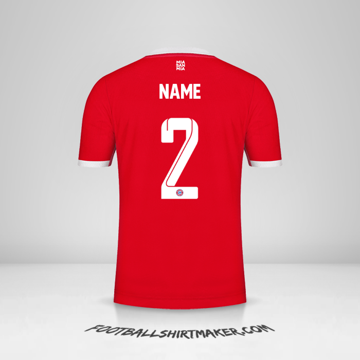 Shirt FC Bayern Munchen Cup 2022/2023 -  name - 2