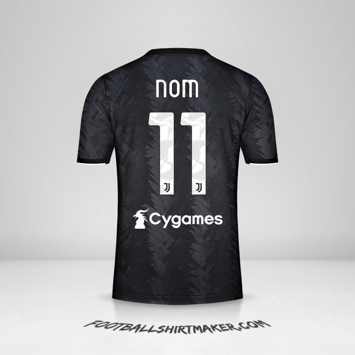 Maillot Juventus FC 2022/2023 Extérieur -  nom - 11