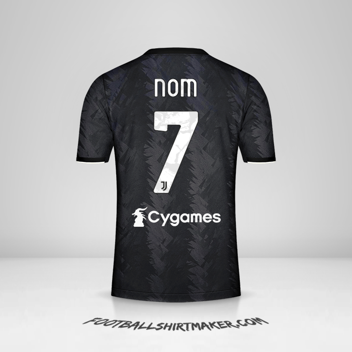 Maillot Juventus FC 2022/2023 Extérieur -  nom - 7