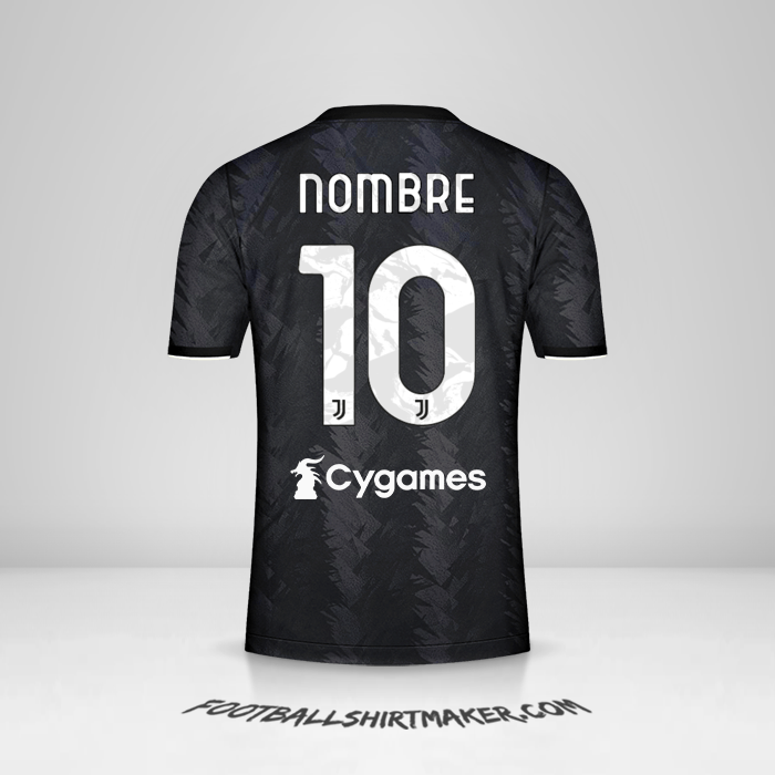 Camiseta Juventus FC 2022/2023 Visita -  nombre - 10