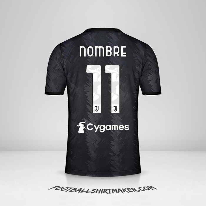 Jersey Juventus FC 2022/2023 Visita -  nombre - 11