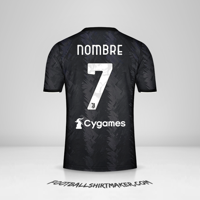 Jersey Juventus FC 2022/2023 Visita -  nombre - 7