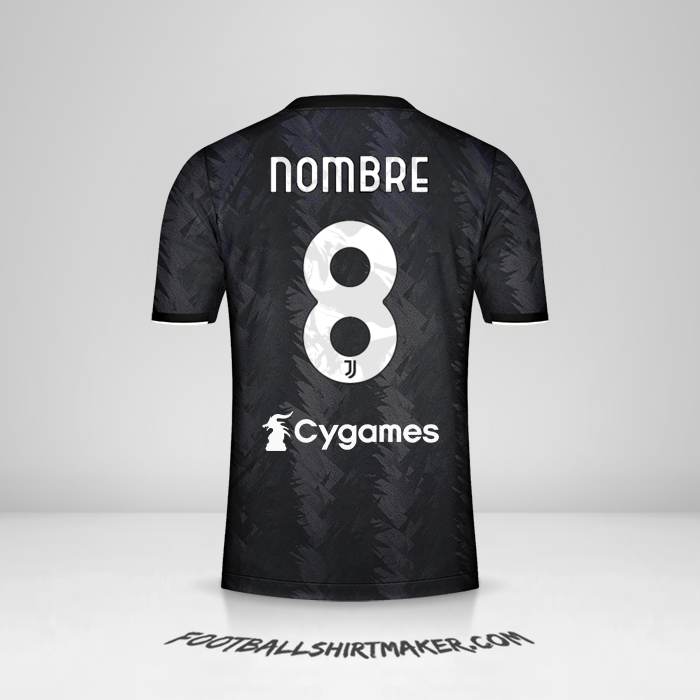 Jersey Juventus FC 2022/2023 Visita -  nombre - 8