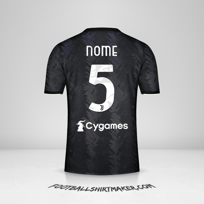 Camisa Juventus FC 2022/2023 Alternativa -  nome - 5