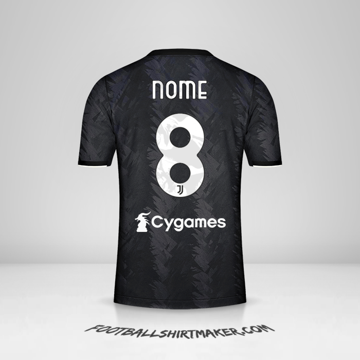 Maglia Juventus FC 2022/2023 Seconda -  nome - 8
