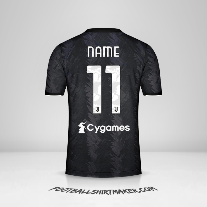 Jersey Juventus FC 2022/2023 Away -  name - 11