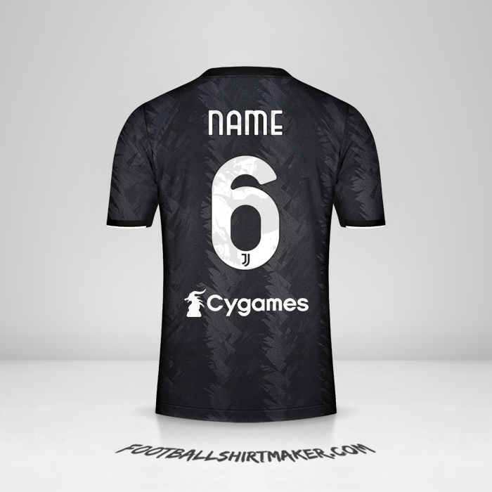Trikot Juventus FC 2022/2023 Auswärts -  name - 6