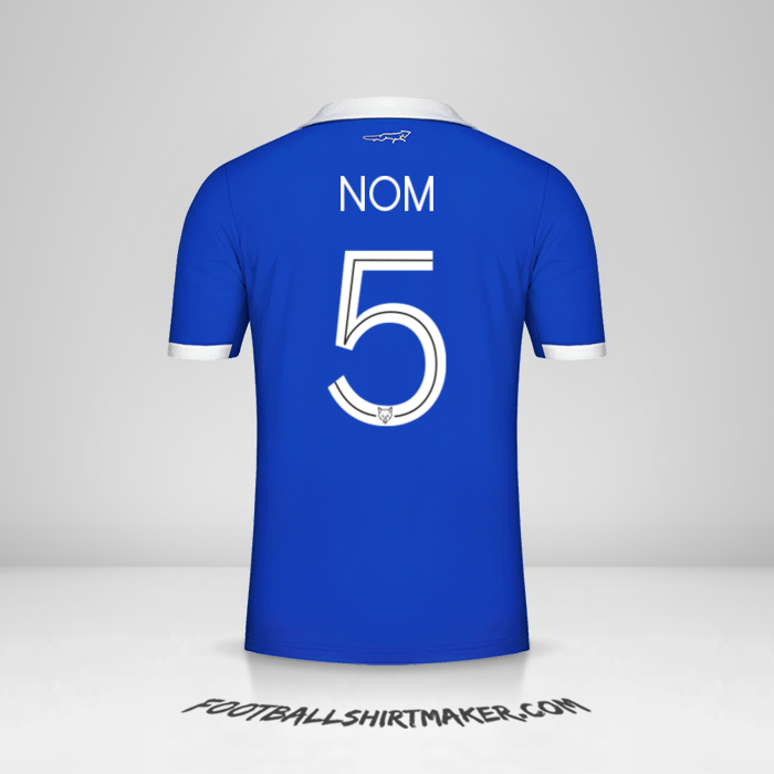 Maillot Leicester City FC Cup 2022/2023 -  nom - 5