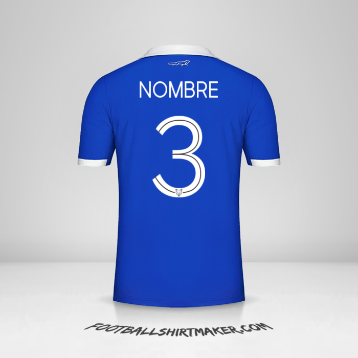 Camiseta Leicester City FC Cup 2022/2023 -  nombre - 3