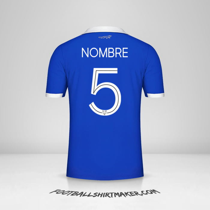 Jersey Leicester City FC Cup 2022/2023 -  nombre - 5