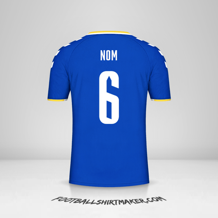 Maillot Everton FC Cup 2021/2022 -  nom - 6