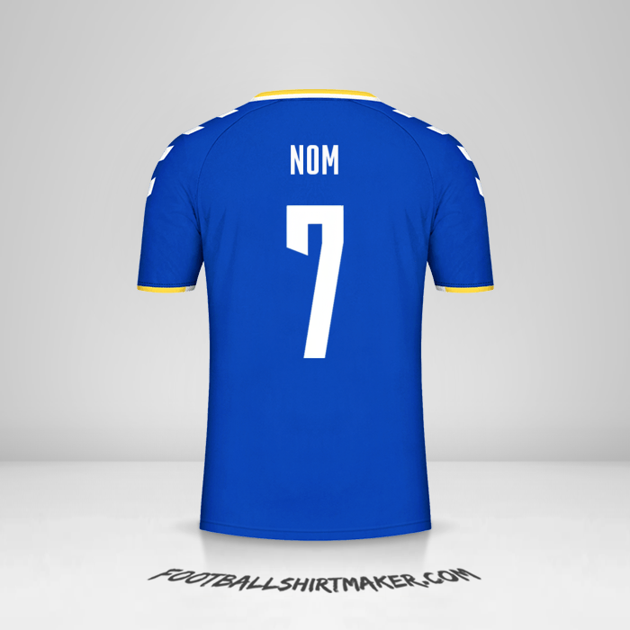 Maillot Everton FC Cup 2021/2022 -  nom - 7