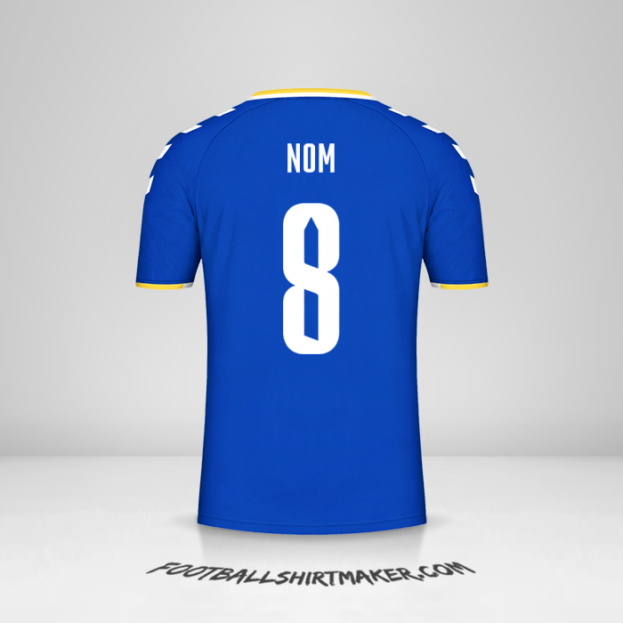 Maillot Everton FC Cup 2021/2022 -  nom - 8