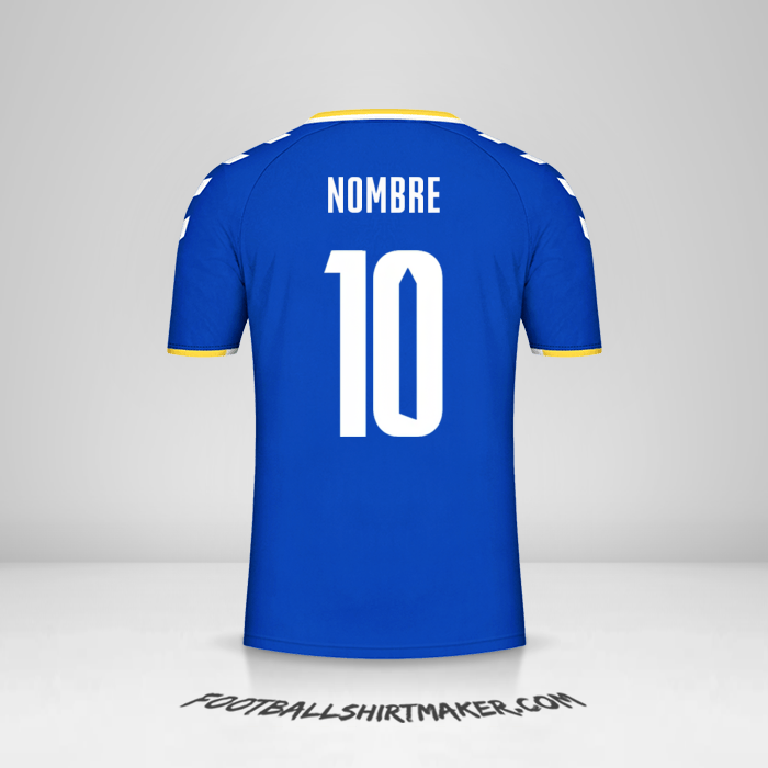 Jersey Everton FC Cup 2021/2022 -  nombre - 10