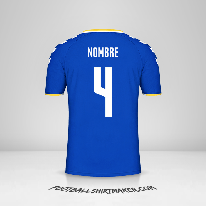 Camiseta Everton FC Cup 2021/2022 -  nombre - 4