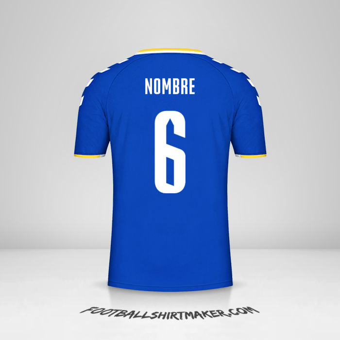 Camiseta Everton FC Cup 2021/2022 -  nombre - 6
