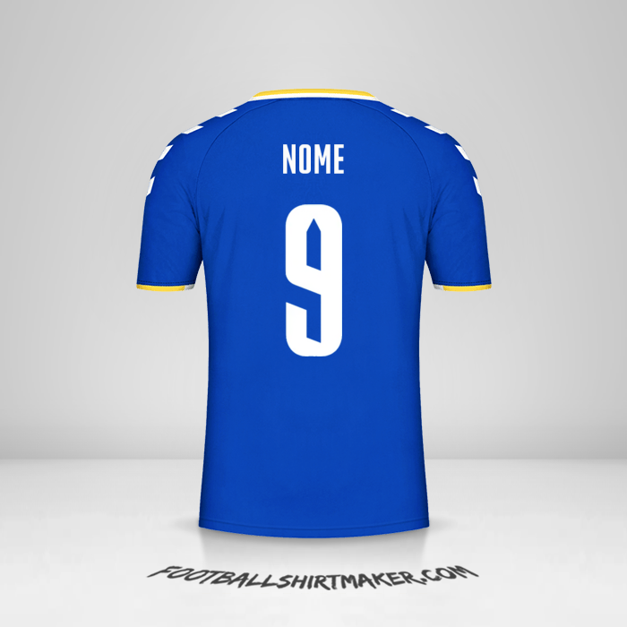 Camisola Everton FC Cup 2021/2022 -  nome - 9