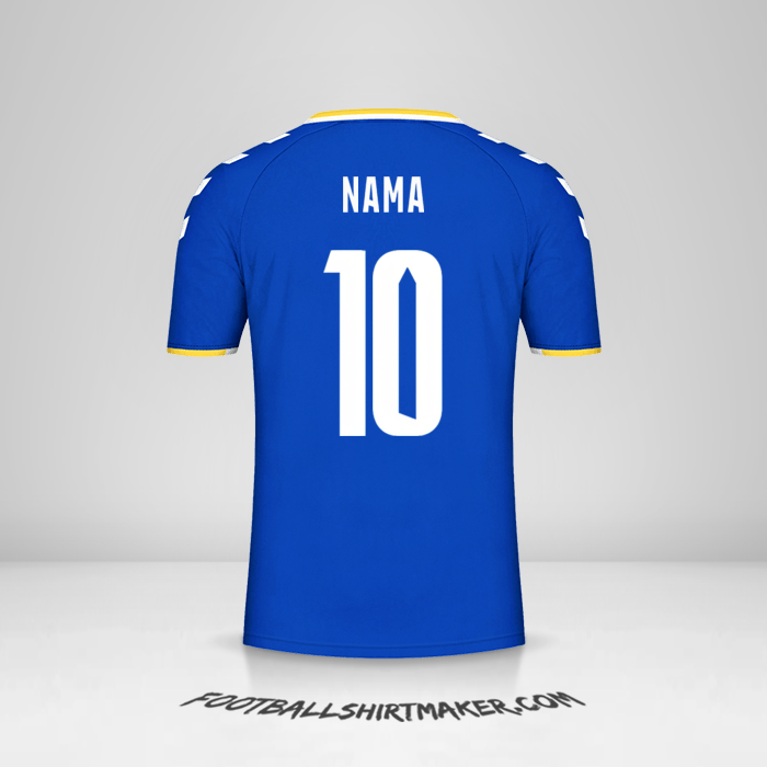 Jersey Everton FC Cup 2021/2022 -  nama - 10