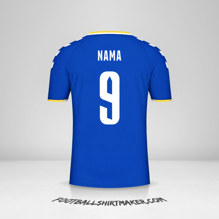 Jersey Everton FC Cup 2021/2022 -  nama - 9