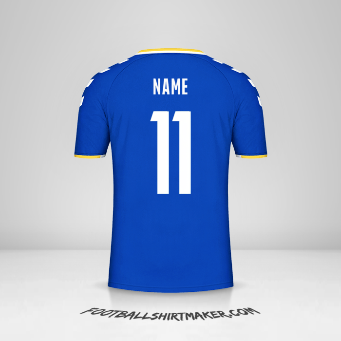Trikot Everton FC Cup 2021/2022 -  name - 11