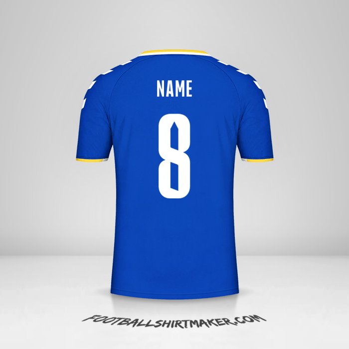 Jersey Everton FC Cup 2021/2022 -  name - 8