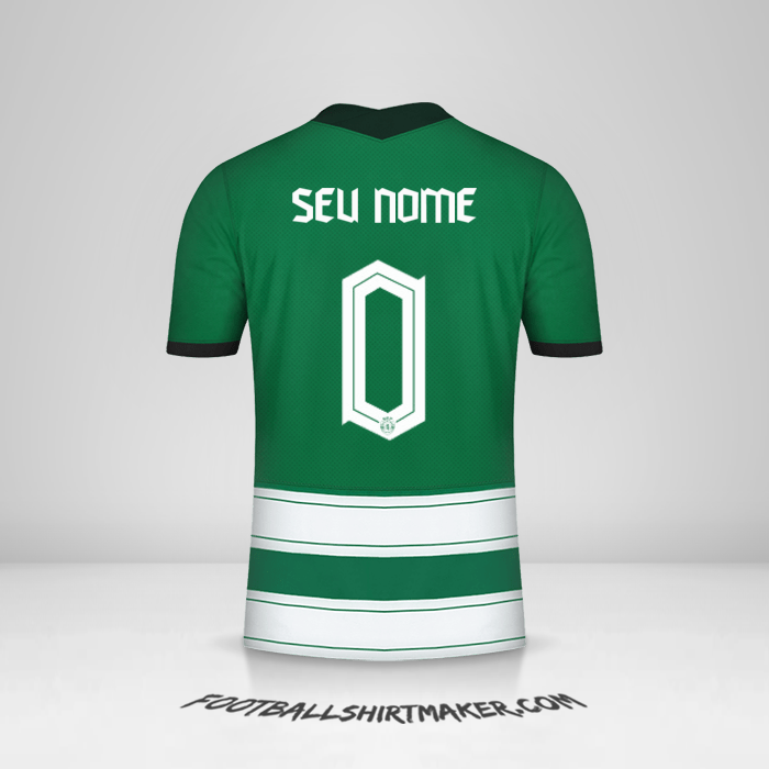 Camisa Sporting Clube UCL 2022/2023 -  seu nome - 0