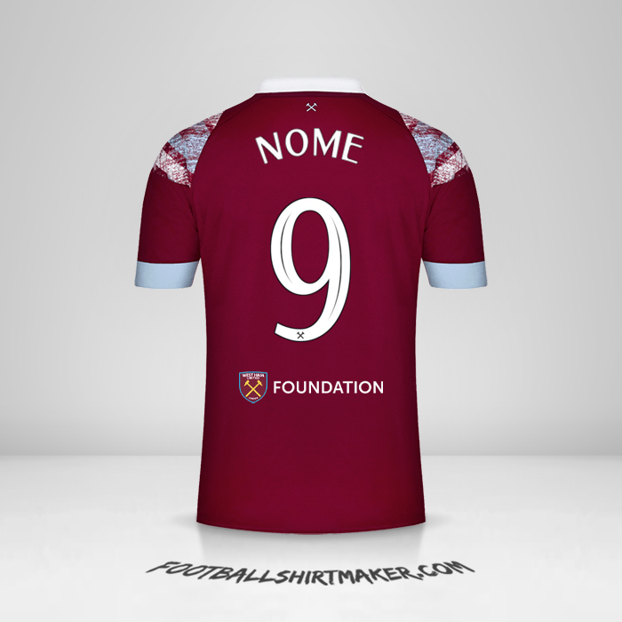 Camisola West Ham United FC Cup 2022/2023 -  nome - 9