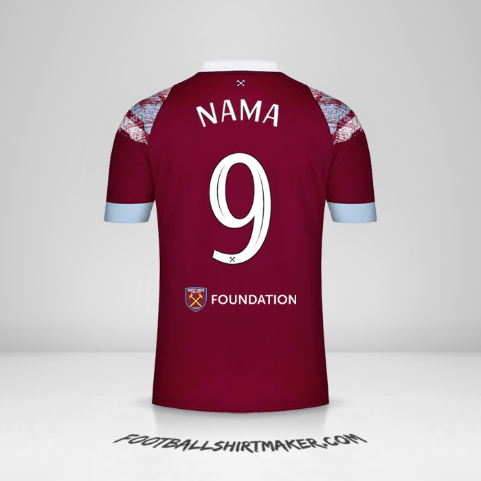 Jersey West Ham United FC Cup 2022/2023 -  nama - 9