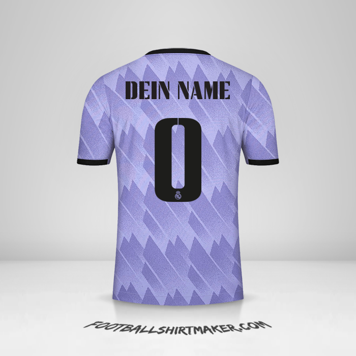 Trikot Real Madrid CF Cup 2022/2023 II -  dein name - 0